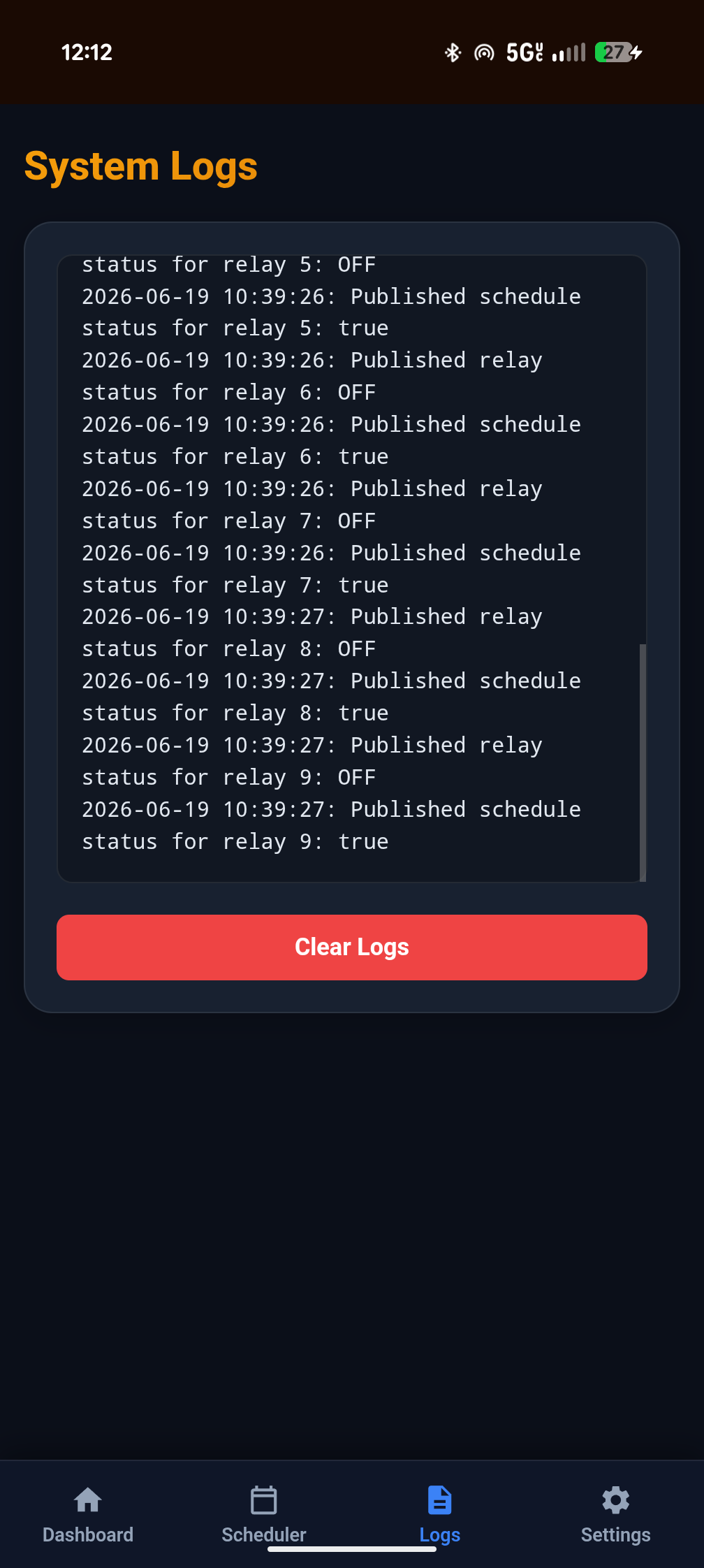Firmware UI Update Check