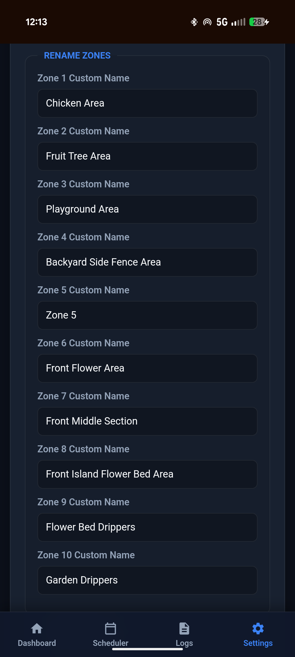 Firmware UI Device Logs