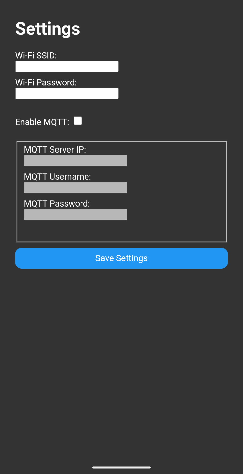 UI Settings